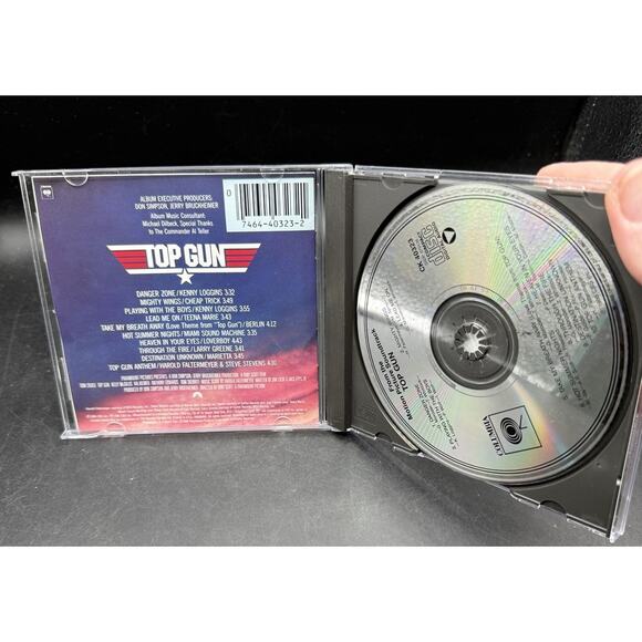 Top Gun Original Soundtrack (CD, 1986) Kenny Loggins Cheap Trick Berlin Loverboy - Picture 4 of 4